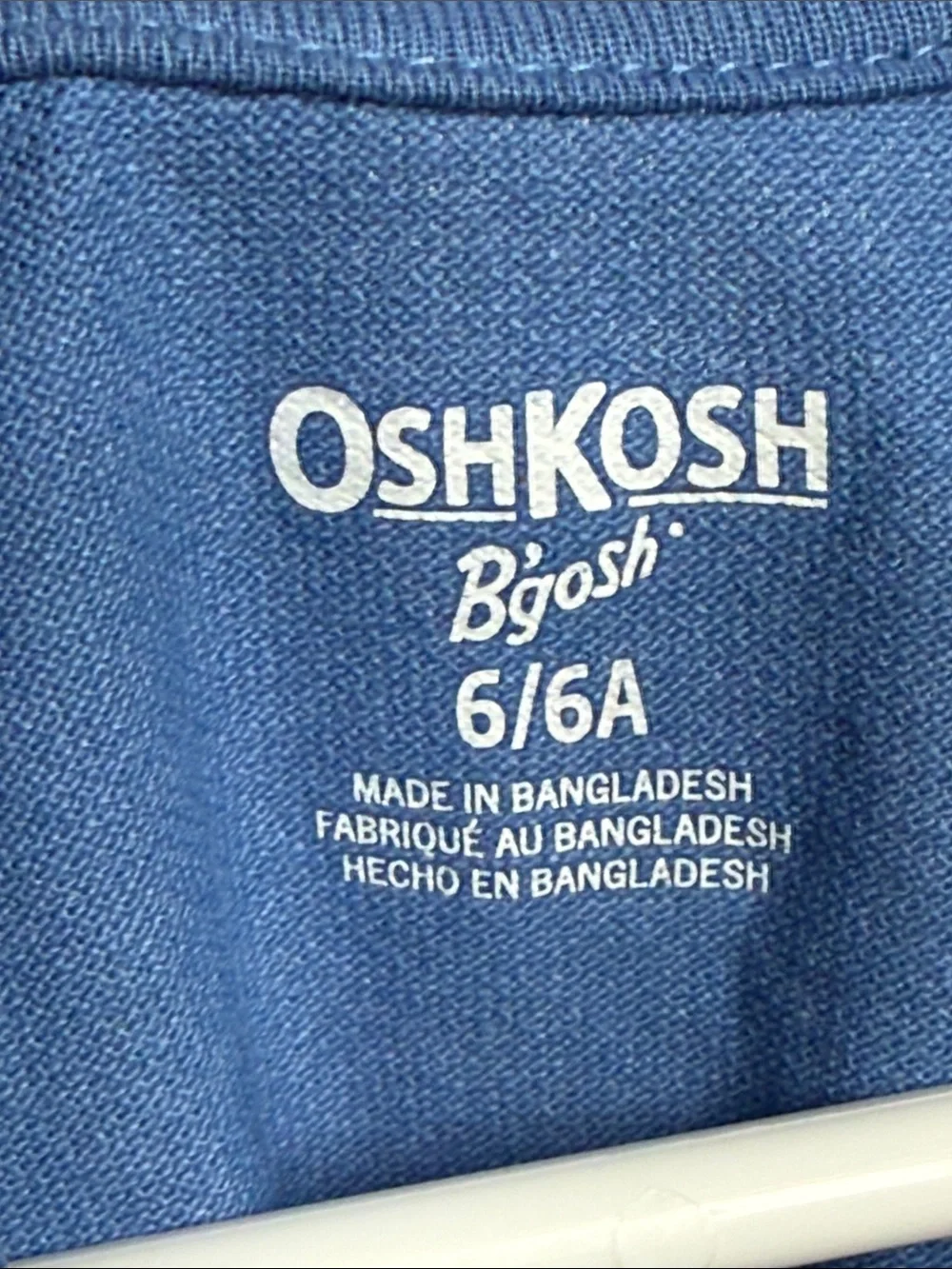 NWT Boys OshKosh B'gosh Classic Short Sleeve Polo - Blue Size 6